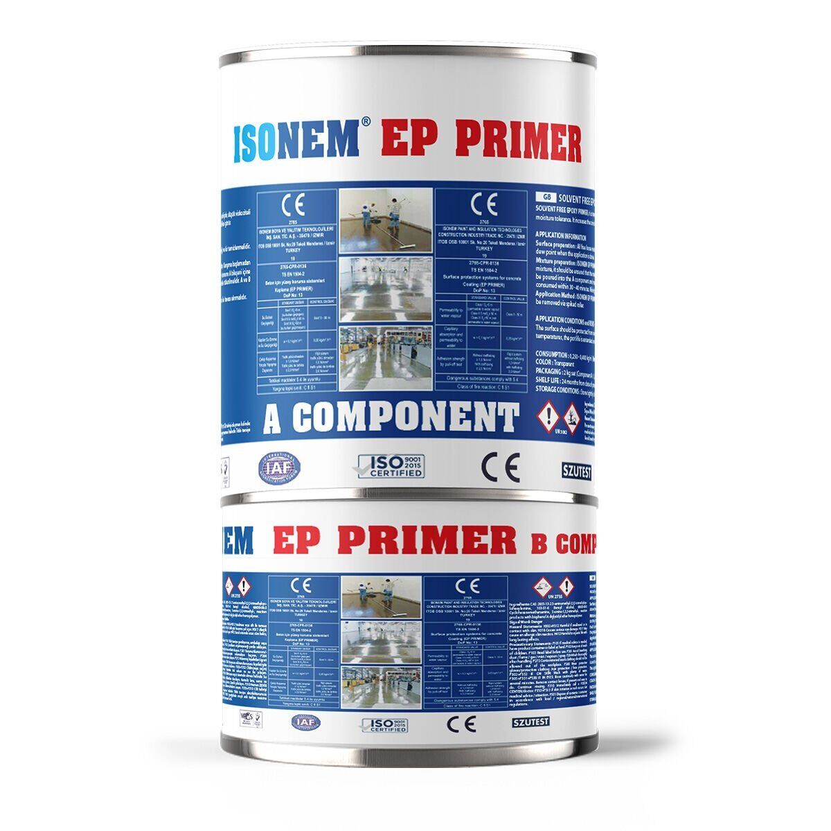 İSONEM EP PRIMER Solventsiz Epoksi Astar 5 KG
