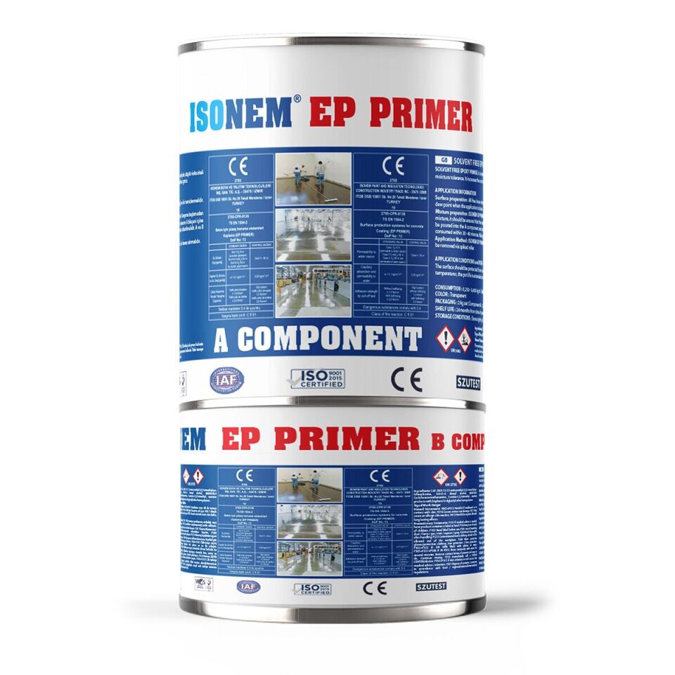 İSONEM EP PRIMER Solventsiz Epoksi Astar 2 KG