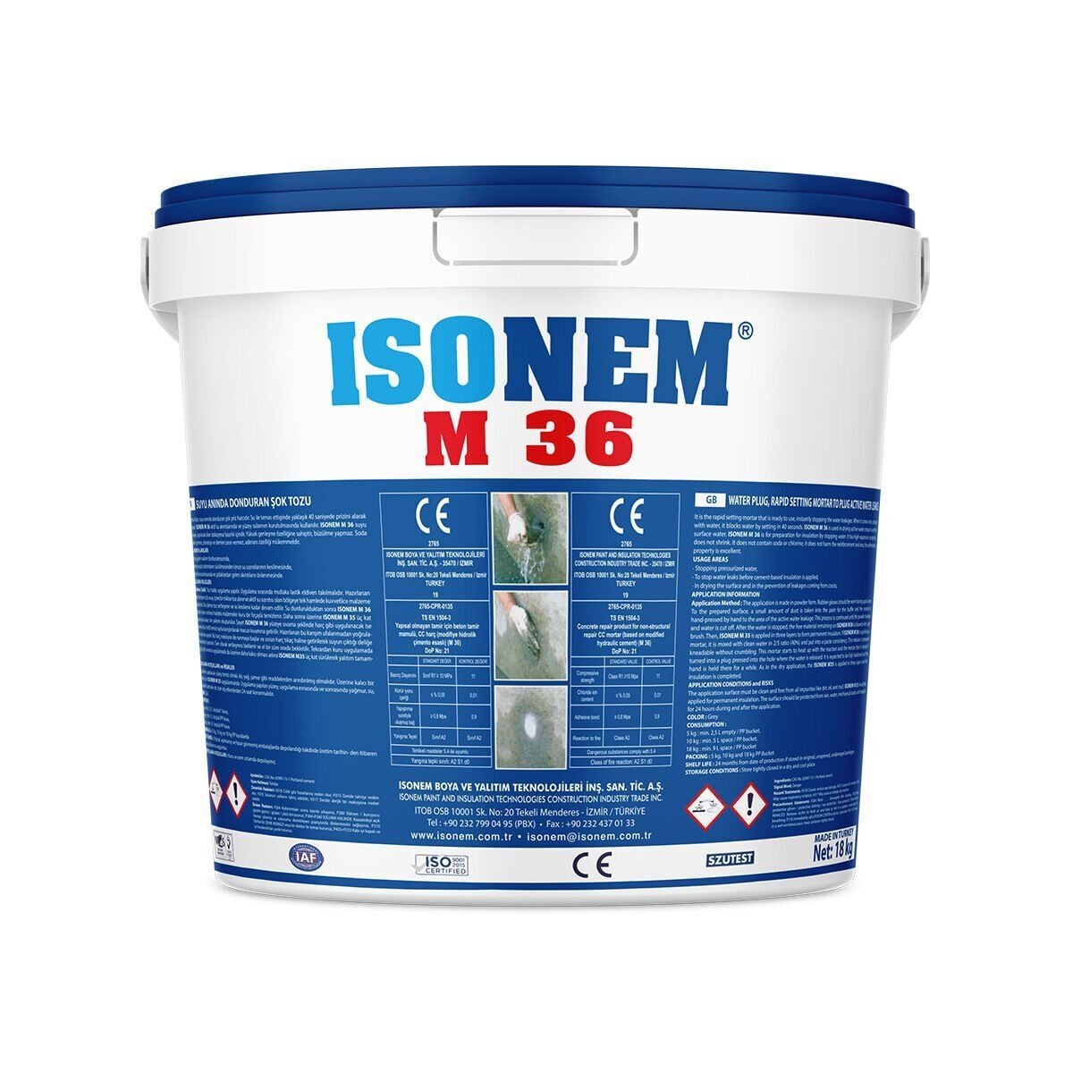 İSONEM M36 Suyu Anında Donduran Şok Tozu 5 KG