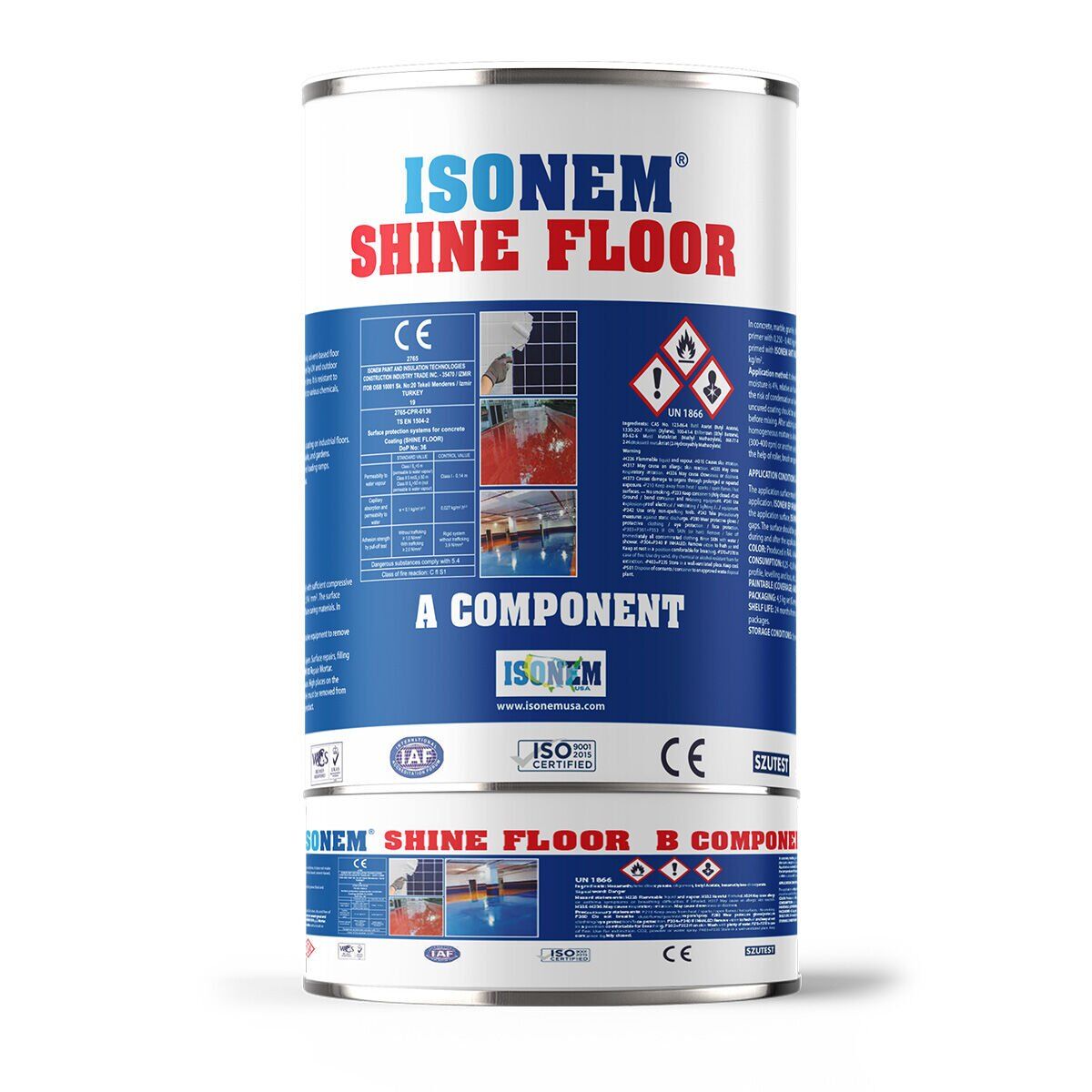 İSONEM SHINE FLOOR Fayans ve Zemin Kaplama 2,25 KG