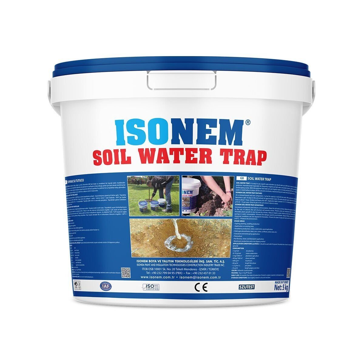İSONEM SOIL WATER TRAP Toprak Su Tutucu 5KG