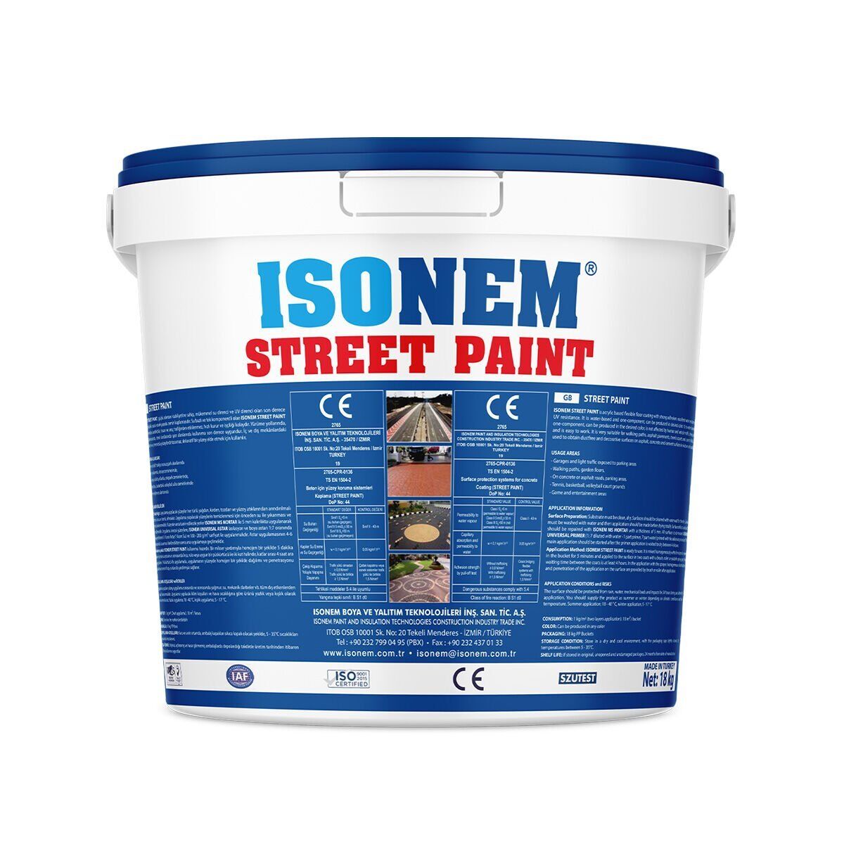 İSONEM STREET PAINT Beton Zemin Boyası 5 KG