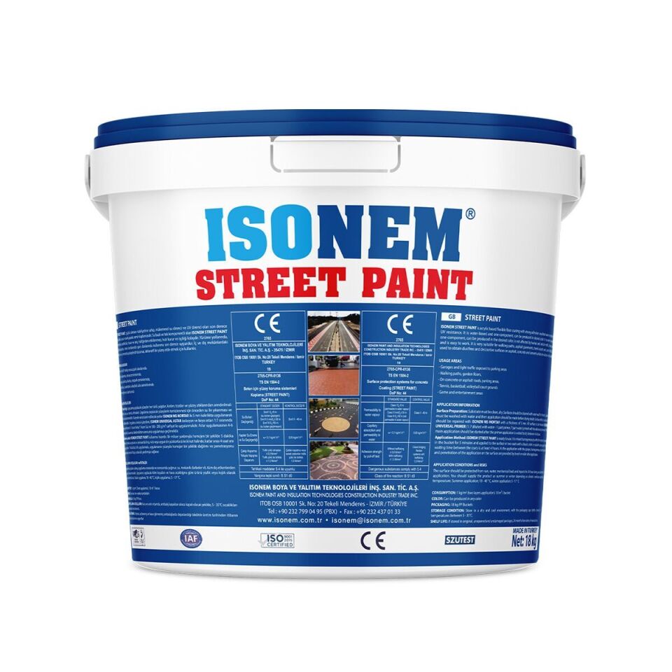 İSONEM STREET PAINT Beton Zemin Boyası 5 KG