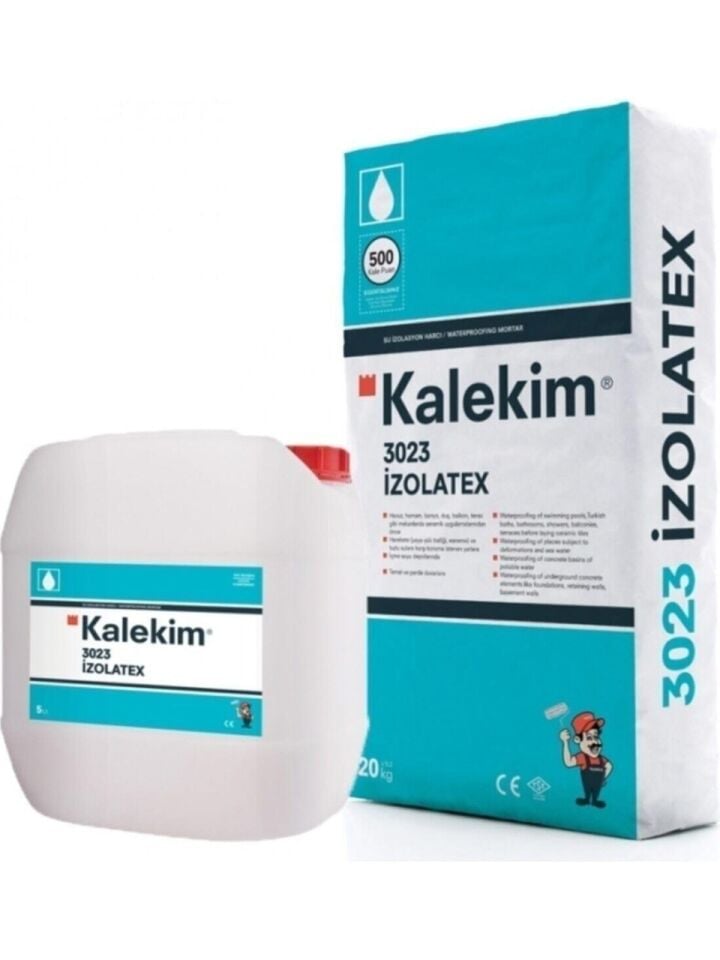 Kalekim 3023 İzolatex Yarı Esnek Su Yalıtım Harcı 25 kg set